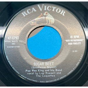Pee Wee King Sugar Beet / I'll Be Walking Alone in a Crowd 45 Country Bopper